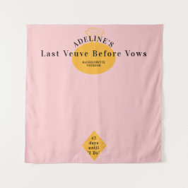 Veuve Before Vows Bachelorette Wochenende Hintergr Wandteppich