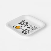 Veuve Before Vows: Champagne Bachelorette Pappteller (Gewinkelt)