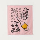 Veuve Before Vows: Champagne Bachelorette Wandteppich (Vorderseite)