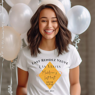Veuve Before Vows Junggesellinnen-Wochenende Braut T-Shirt