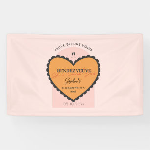 Veuve vor den Gelübden Rendez Veuve,  Banner
