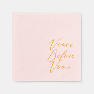 Veuve vor Vows Serviette