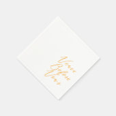 Veuve vor Vows Serviette (Ecke)