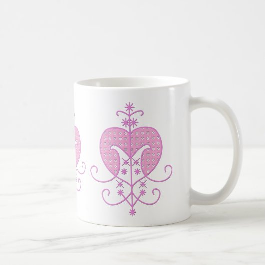 Veve für Erzulie Freda Kaffeetasse (Rechts)