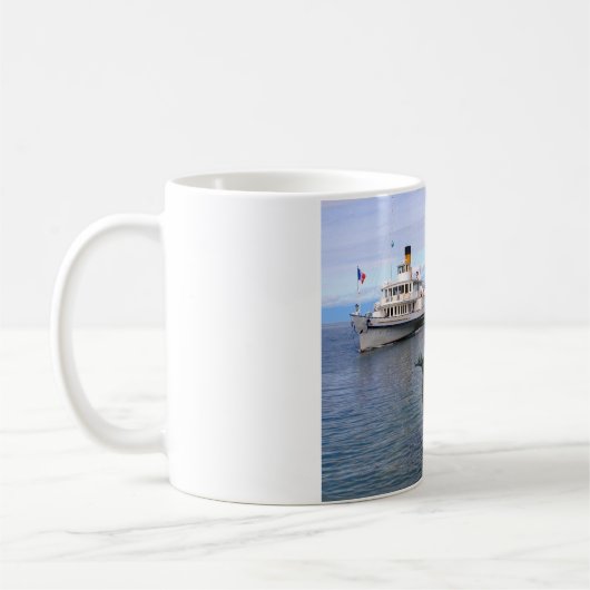 Vevey Paddle Boot, Genfersee Kaffeetasse (Links)