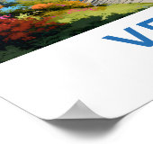 Vevey Switzerland Travel Print Poster (Ecke)