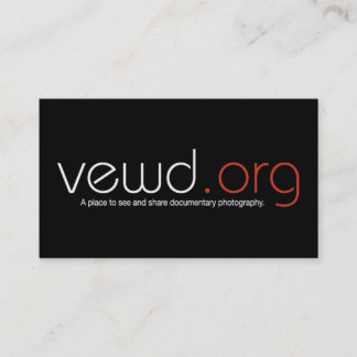 VewdMedia Fotograf-Karte Visitenkarte