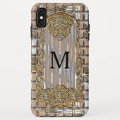 Vex Art Deco Monogram Case-Mate iPhone Hülle (Rückseite)