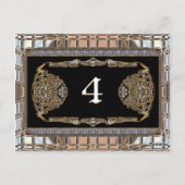 Vex Elite Viktorianisch Tischnummer Card (Rückseite)