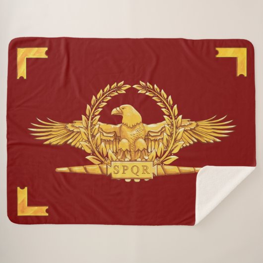 Vexilla SPQR Eagle Sherpadecke (Vorderseite (Horizontal))