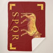 Vexilla SPQR Stier Sherpadecke (Vorderseite)