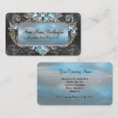 Veyla Freude elegantes Goth 3,5" x 2" beruflich Visitenkarte (Vorne/Hinten)