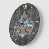 Veyla Joy Elegant Goth Große Wanduhr (Winkel)