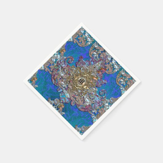 Veyla Joy Elegant Monogram Serviette (Ecke)