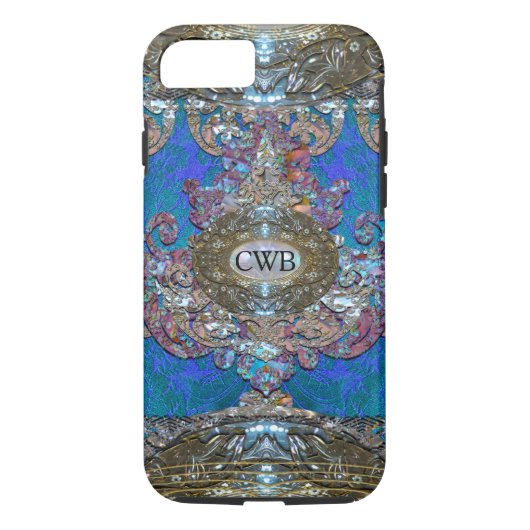 Veyla Joy II Baroque 6/6s Elegance Monogram Case-Mate iPhone Hülle (Rückseite)