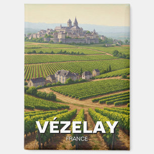 Vezelay Vézelay Burgundy Frankreich Reisen Magnet