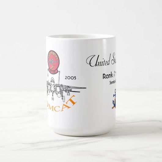 VF-101 grimmige Sensenmänner - Tomcat F-14 Kaffeetasse (Mittel)