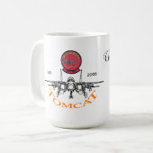 VF-101 grimmige Sensenmänner - Tomcat F-14 Kaffeetasse (Vorderseite Links)