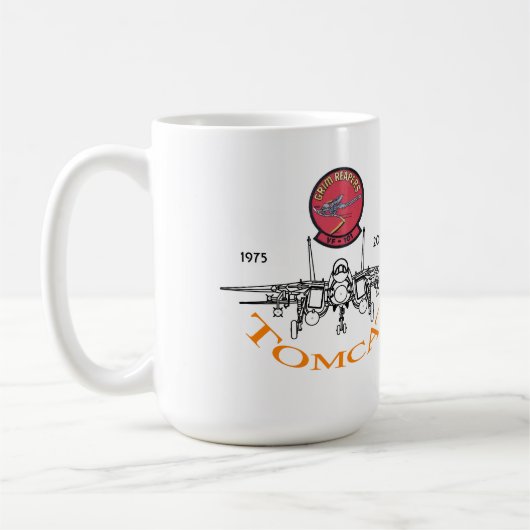 VF-101 grimmige Sensenmänner - Tomcat F-14 Kaffeetasse (Links)