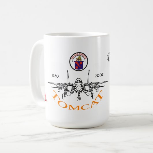 VF-11 Die roten Ripper Kaffeetasse (Vorderseite Links)