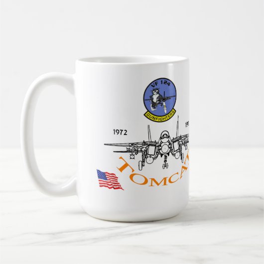 VF-123 Revolverhelder - F-14 Tomcat Kaffeetasse (Links)
