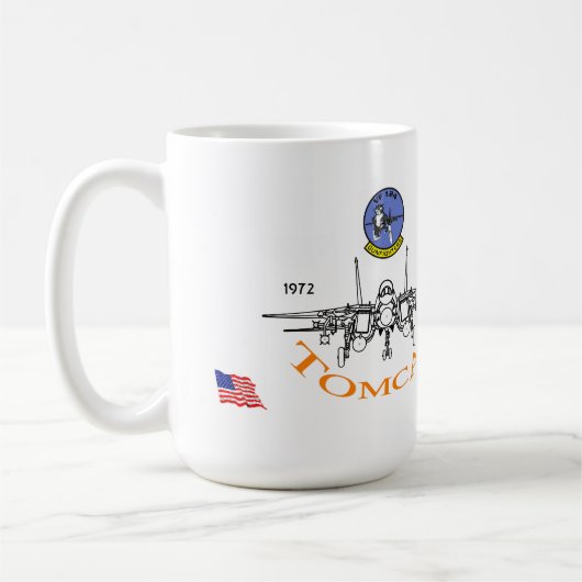 VF-123 Revolverhelder - F-14 Tomcat Kaffeetasse (Links)