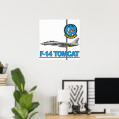 VF-124 Kämpfer drucken Poster (Heimbüro)