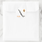 VF-142 Ghostriders Runder Aufkleber (Tasche)