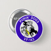 VF-143 Pukin Hunde Button (Vorne & Hinten)