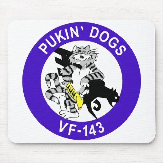 VF-143 Pukin Hunde Mousepad (Vorne)