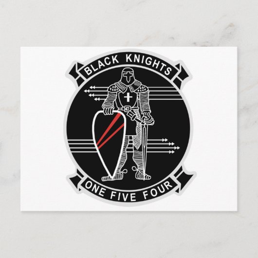 VF-154 Schwarze Ritter Postkarte (Vorderseite)