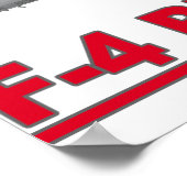 VF-161 Ladegeräte F-4 Phantom Print Poster (Ecke)