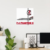 VF-161 Ladegeräte F-4 Phantom Print Poster (Heimbüro)