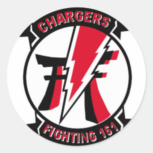 VF-161 Ladegeräte Squadron & F-4 Phantom Runder Aufkleber