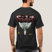 VF-1 F-14 Tomcat - Dunkelheit gefärbt T-Shirt (Rückseite)