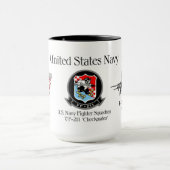 VF-211 'Checkmates' - F-14 Tomcat Sq. Tasse (Zentrum)