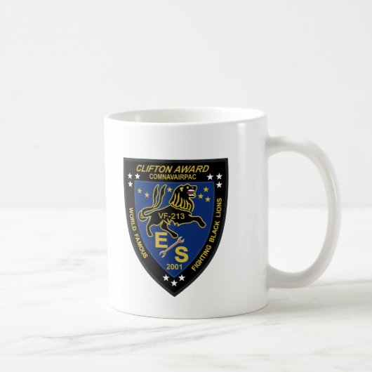vf-213 schwarze Löwen 2001 Kaffeetasse (Rechts)