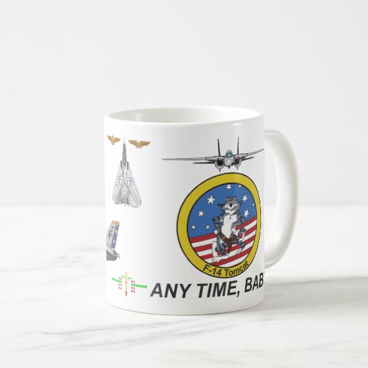 VF-2 Prämie F-14 Tomcat Kaffeetasse (VorderseiteRechts)