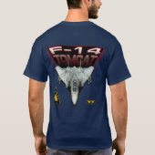 VF-301 F-14 Tomcat - Dunkelheit gefärbt T-Shirt (Rückseite)