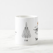 VF-31 "Tomcatters" - NAS Oceana - F-14 Tomcat Kaffeetasse (Mittel)