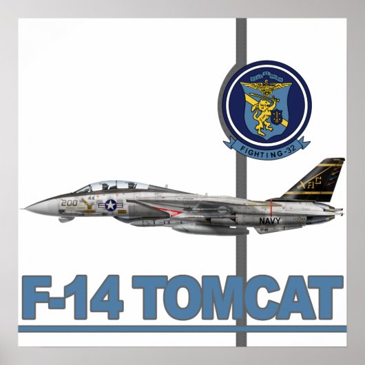 VF-32 Schwertmänner drucken Poster (Vorne)