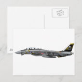 vf-84 f-14 Tomcat Postkarte (Vorne/Hinten)
