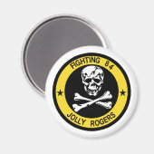 VF-84-Piratenflaggen-Magnet Magnet (Vorderseite/Rückseite)