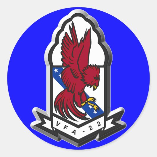 vfa22 runder aufkleber (Vorderseite)