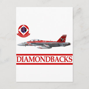 VFA-102 Diamondbacks F-18 Hornet Postkarte