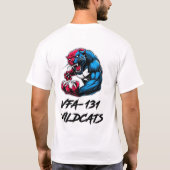 VFA-131 WILDCATS F/A-18A T-Shirt (Rückseite)