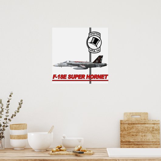 VFA-14 Tophatters drucken Poster (Küche)