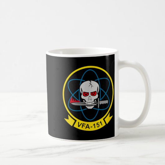 Vfa-151 Vigilantes Squadron F-18 Super Hornet Vete Kaffeetasse (Rechts)