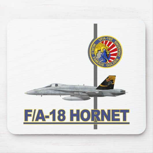 VFA-192 GOLDENDRAGONS Geschwader-Flecken Mousepad (Vorne)