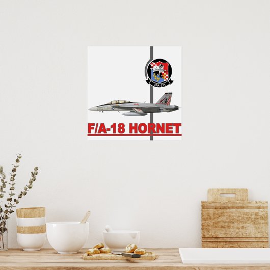 VFA-211-Prüfmatten Poster (Küche)